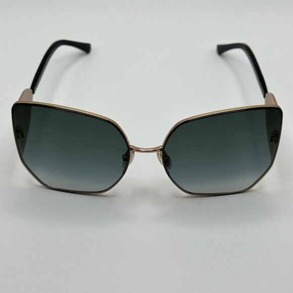 JIMMY CHOO Sunglasses River/S 2M2 Black Oversized Women NEW - Picture 3 of 15